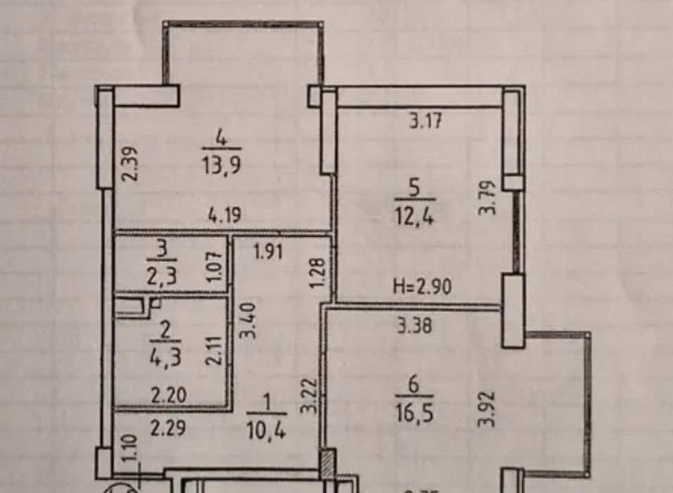 Продам 2-комнатную квартиру в новом газовом доме в центре Одессы