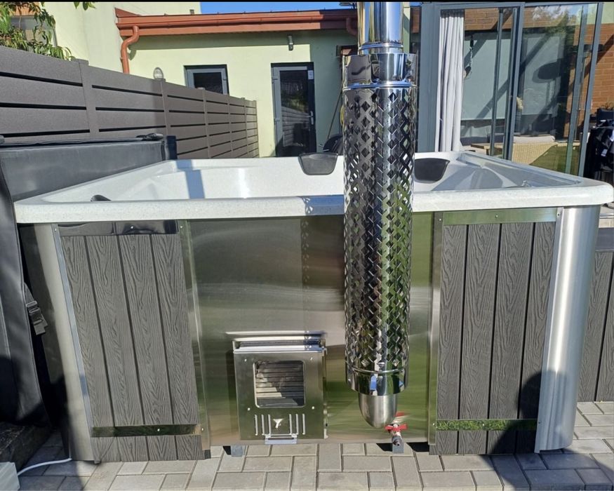 Balia ogrodowa,Jacuzzi,Gorąca Beczka,Akrylowa. Kwadratowa,Producent