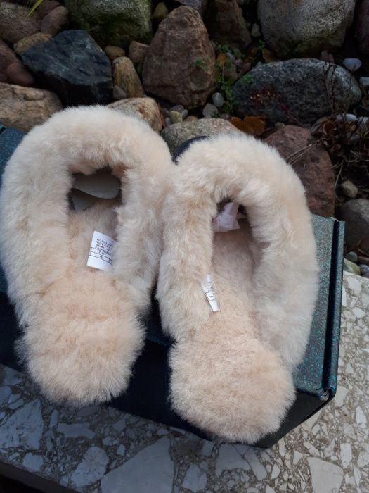 Nowe Emu jolie indigo kapcie granat us 5 35/36