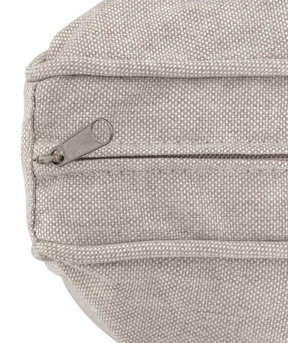 Meble ogrodowe tarasowe aluminiowe beżowe narożnik stół ławka obiadowy