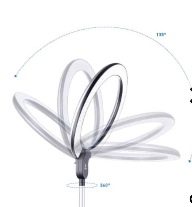 Premiun Candeeiro Daylight Aura Ring light (anel de luz) profissional