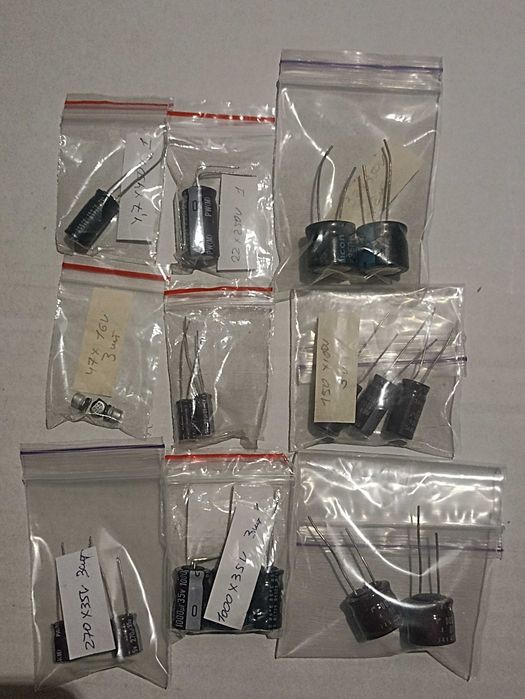 20шт набір конденсаторів 22/27/47/100/220/330/470/1000/2200/3900uF