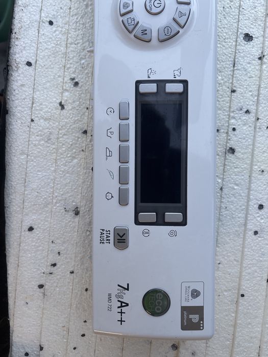 Częsci pralki HotPoint WMD722 panel przedni