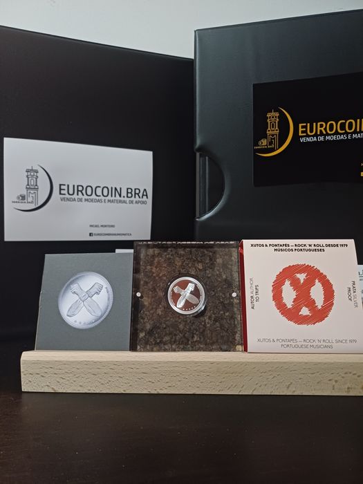 Moeda prata proof  Xutos e Pontapés