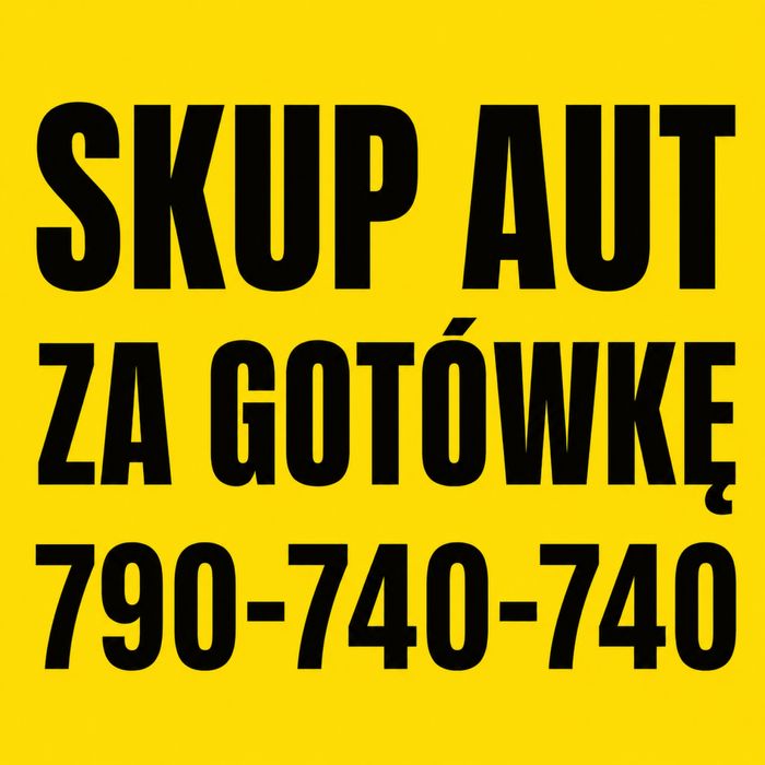 SKUP AUT ZA GOTOWKE. Kazda marka. Osobowe dostawcze ciezarowe quady Dojazd oraz wycena GRATIS. Najlepsze ceny