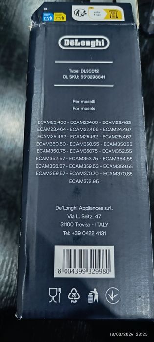 DeLonghi Jarra de leite DLSC012