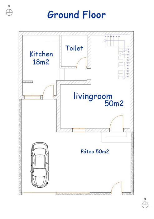 Moradia independente pronta a habitar.
