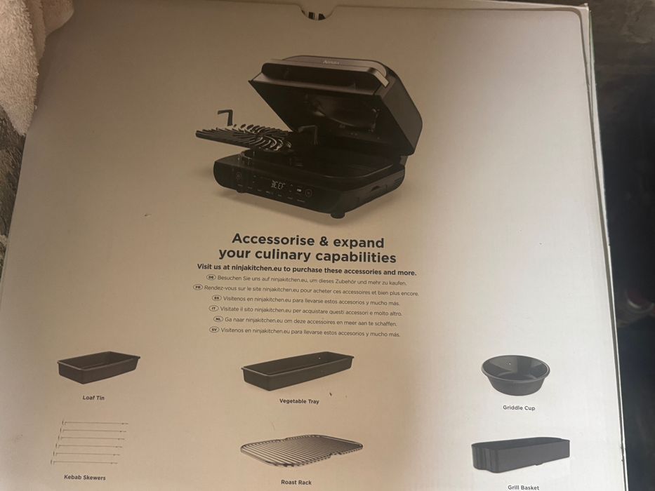 Grill elektryczny NINJA AG551EU nieużywany