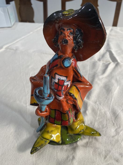 Mosqueteiro, Estatueta Italiana assinada e numerada
