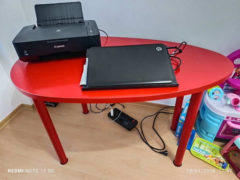 Vendo secretaria , prateleiras diversas e candeeiro