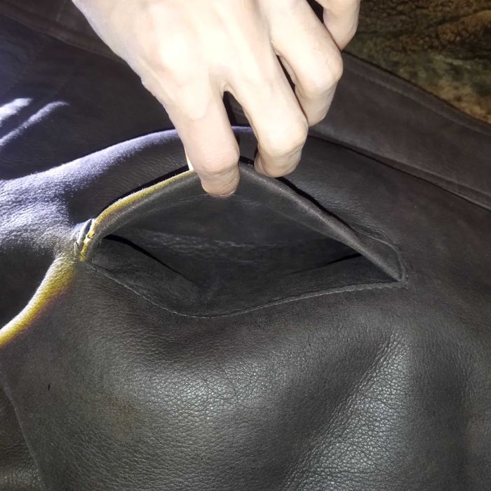 Кожаная большая Турецкая дублёнка на меху 60 размер. Akdemir Leather