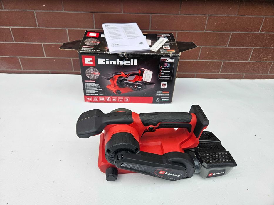 Шліфмашина стрічкова акумуляторна Einhell TP-BS 18/457 Li BL - Solo