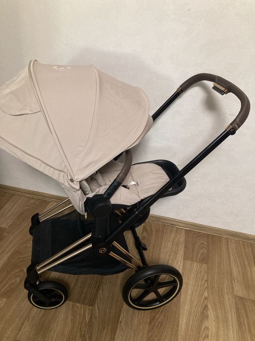 Візочок Cybex Priam 4.0 Cozy Beige Rose Gold 2 в 1