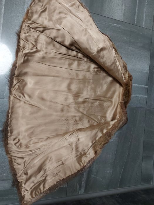 Płaszcz ze skóry naturalnej