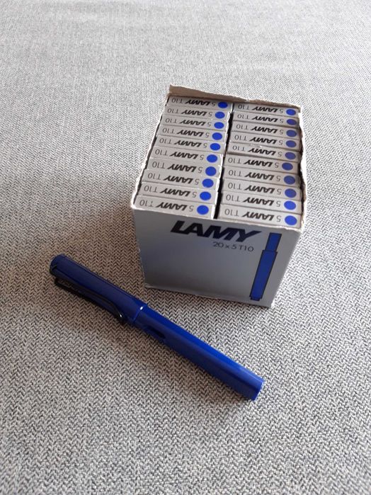 Caneta de tinta permanente & cartuchos "LAMY"