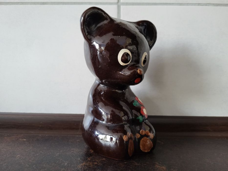 Ceramiczny miś PRL