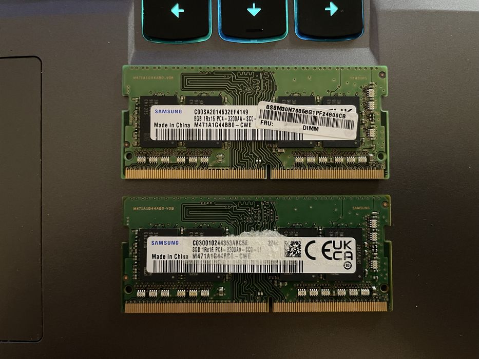 DDR4, 16gb, 3200mhz для ноутбука.