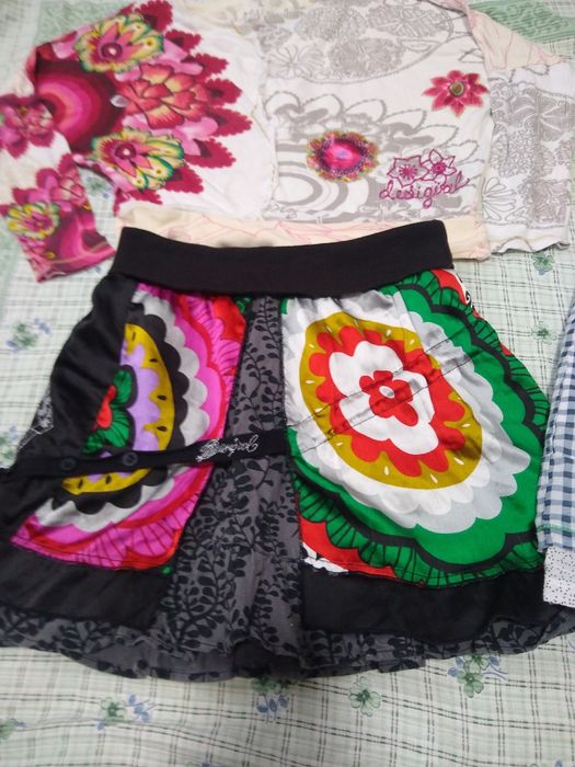 Desigual сарафан, кофточка, юбка для девочки 7-8лет.