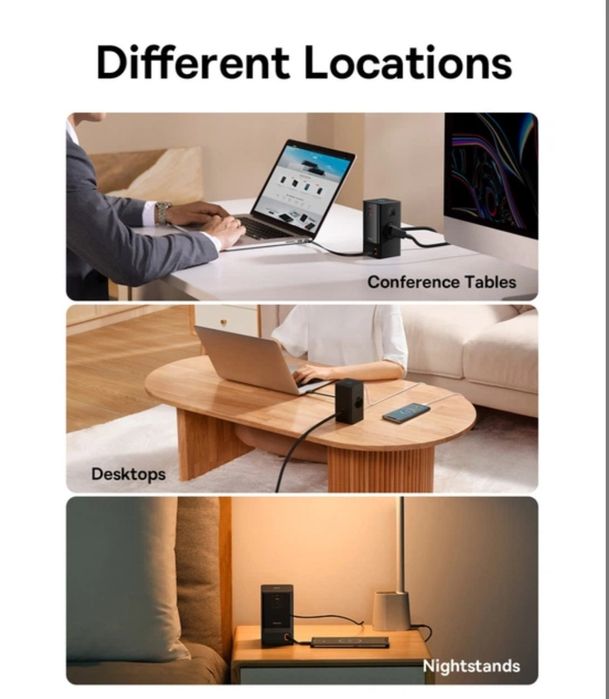 Baseus PowerCombo 65W GaN — Розумна зарядна станція