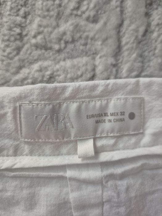 Białe bawełniane Boboho spodenki,Zara,r.XL/2XL