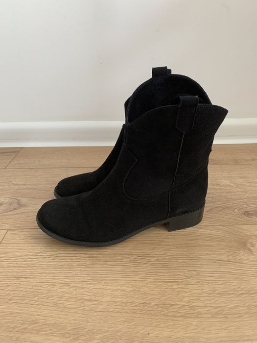 Botki czarne Paso a Paso Gaya