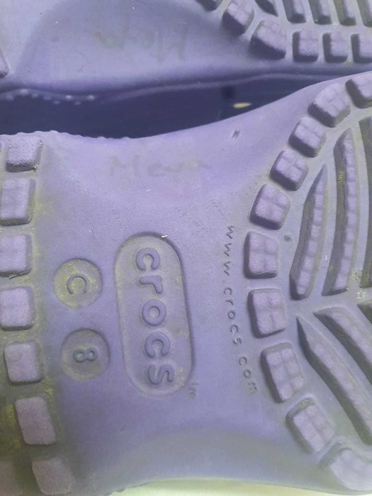 Fioletowe crocsy dziewczęce rozm. C8 (24-25)