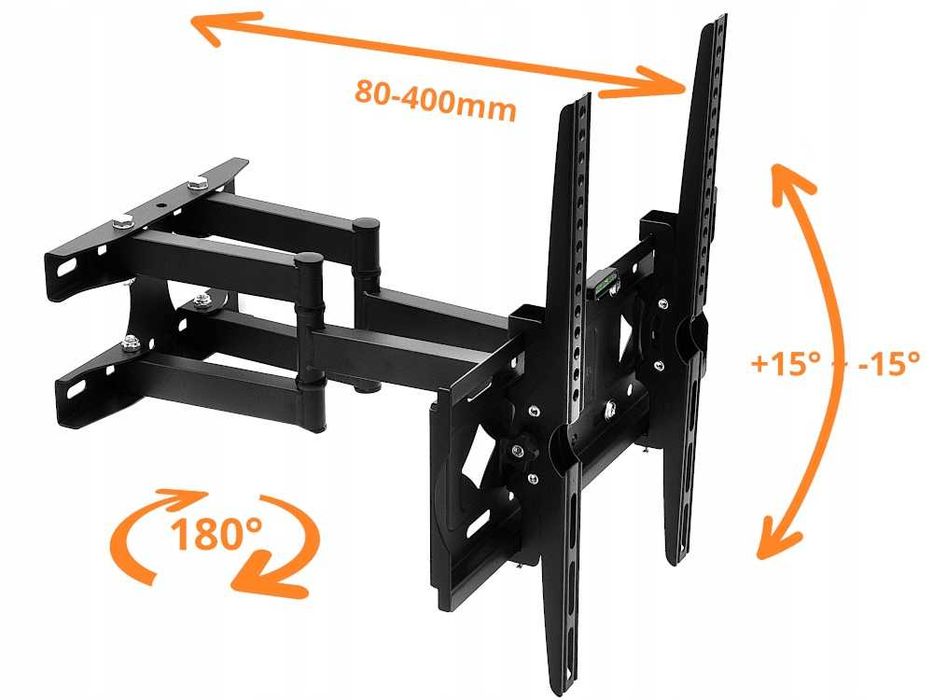 Uchwyt obrotowy TAMDEL ETX415 26-70" do 45 kg pochylny