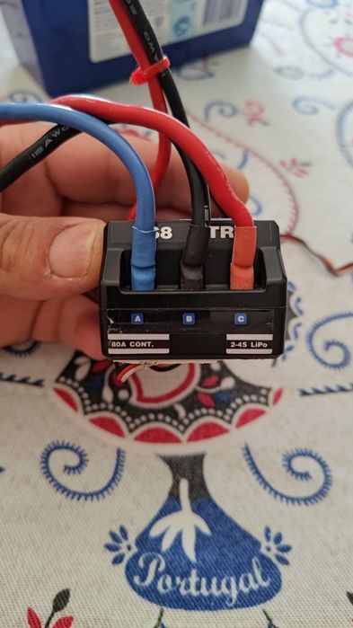 Motor e esc para carro rc