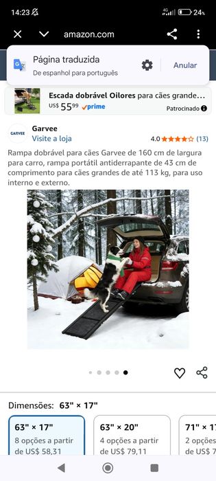 Rampa para Animais  - Garvee - Nova