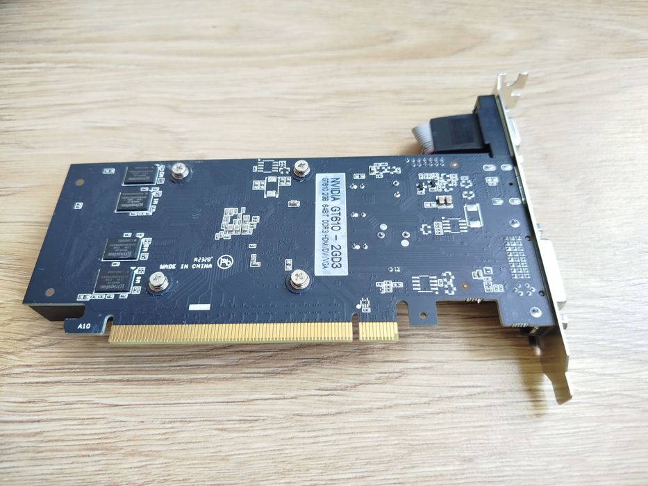 Відеокарта нова!NVIDIA GeForce GT 610/ 2GB DDR3/HDMI, DVI та VGA