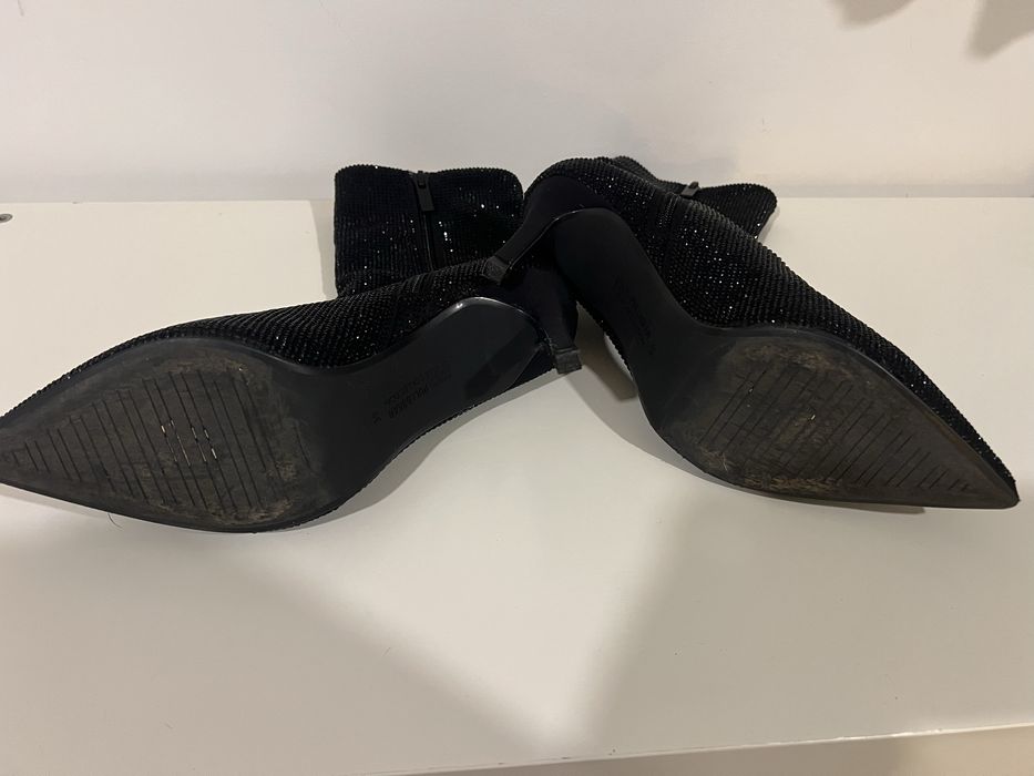 botas brilhantes Pull&Bear