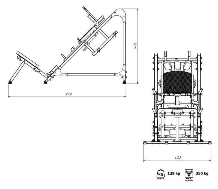 Suwnica na nogi MS-U106 Marbo Sport