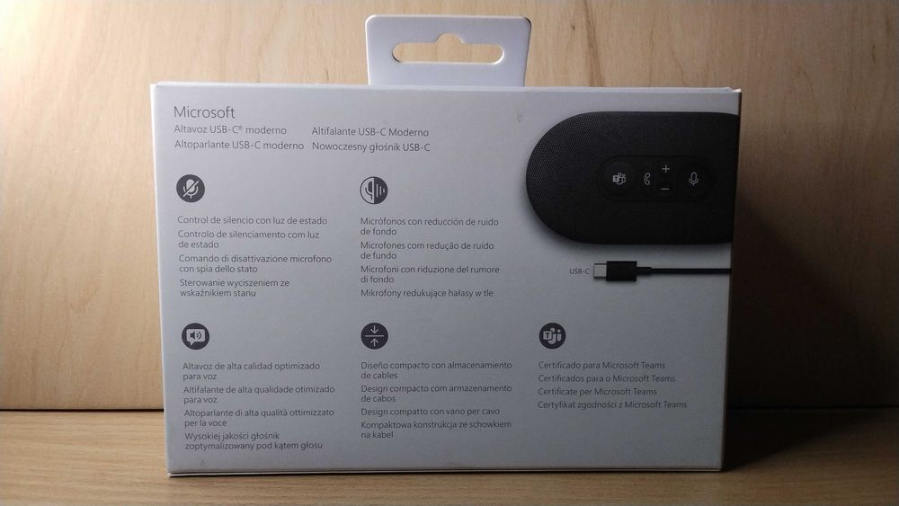 Zestaw głośnomówiący MICROSOFT Modern USB-C Speaker 1.0.