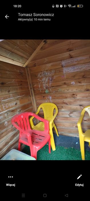 Domek ogrodowy dla dzieci