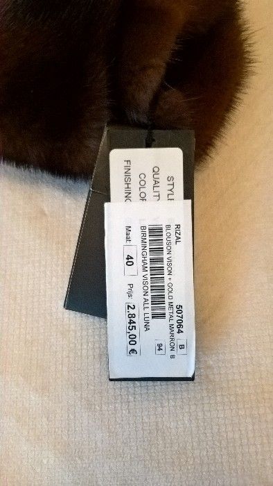 Rizal kurtka ramoneska norki naturalne r. 38/40