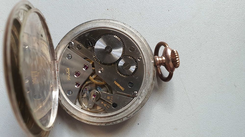 omega - tissot - fortis - zegarek kieszonkowy - 3 szt