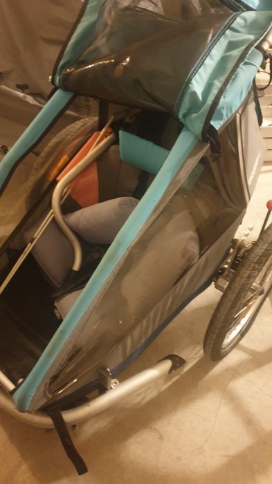 Przyczepka rowerowa dla dziecka croozer 3w1