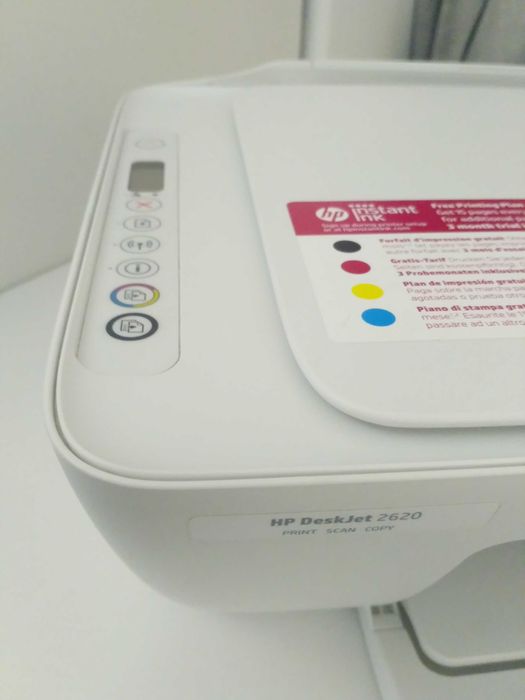 Impressora Multifunções HP DeskJet 2620 (Jato de Tinta, Scan, Wi-Fi)