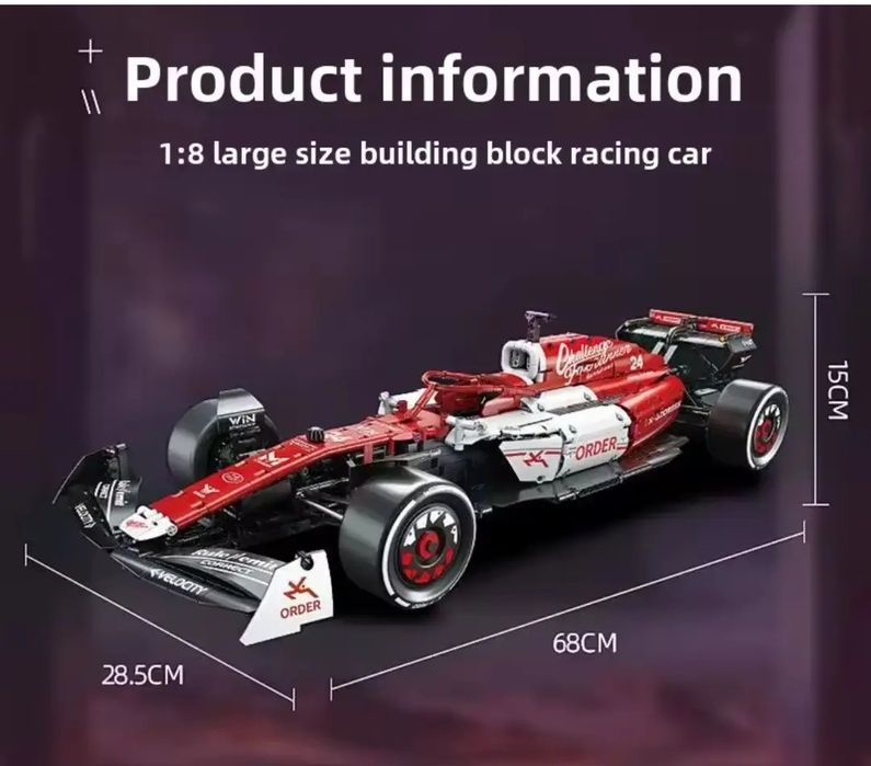 Конструктор Technic Alfa Romeo F1 Orlen