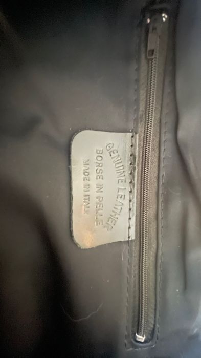 Brązowa skórzana torebka Borse In Pelle