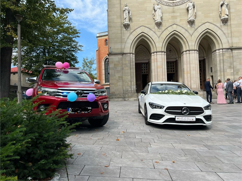 Auto do ślubu Mercedes CLA AMG