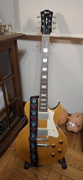 Guitarra eléctrica mais amplificador