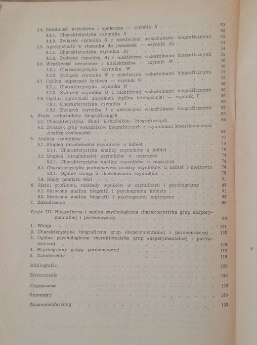 Witold Kalina Analiza osobowości