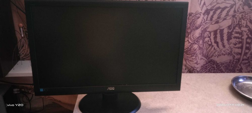Монитор 24" AOC E2450Swda Black
