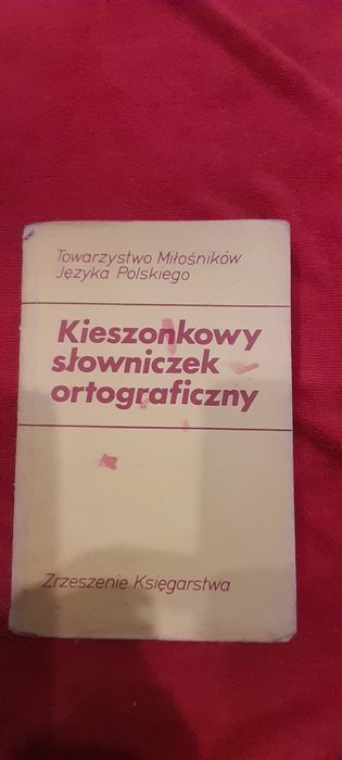 Kieszonkowy słowniczek ortograficzny
