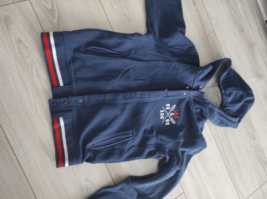 Granatowa bluza chłopięca 158 cm