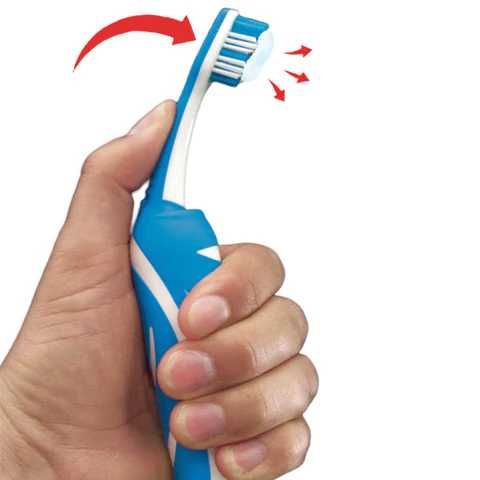 Зубная щетка с пастой 2 в 1 Push Brush для туристов, командировок