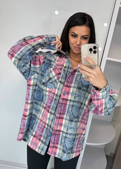 Сорочка байка в клітинку 42-52