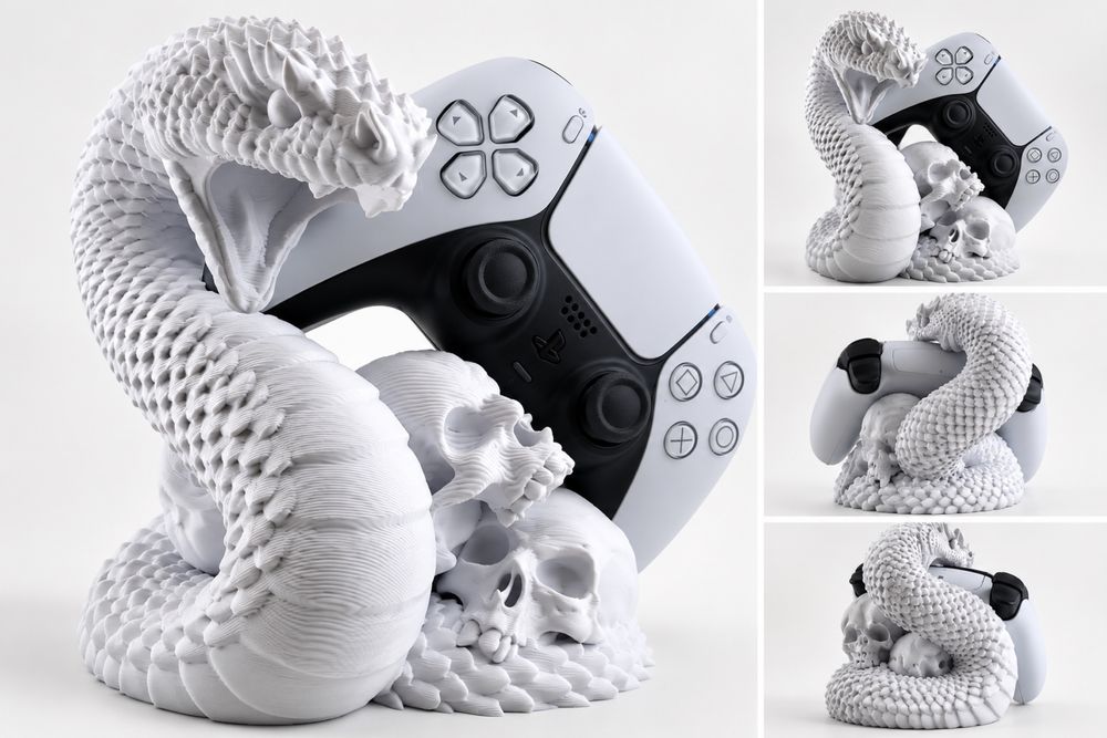 Suporte para Comando PS5 | Decoração Gaming 3D