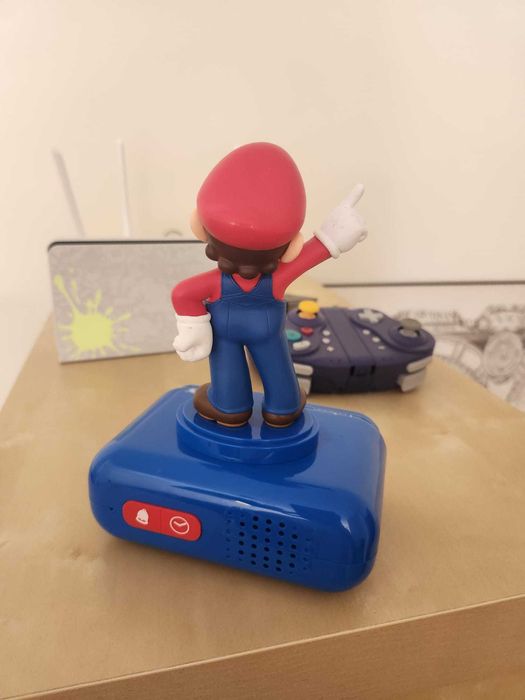 Relógio Despertador Super Mario com luz